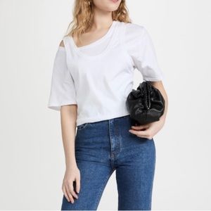 Jonathan Simkhai STANDARD
Dionne Organic Jersey Double Layer Tee. XS